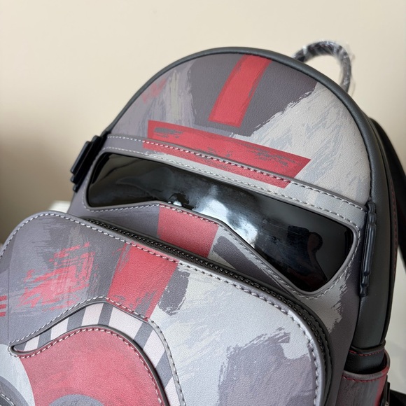 Loungefly Star Wars Bad Batch Hunter Helmet Mini Backpack Convention Exclusive - Picture 12 of 14